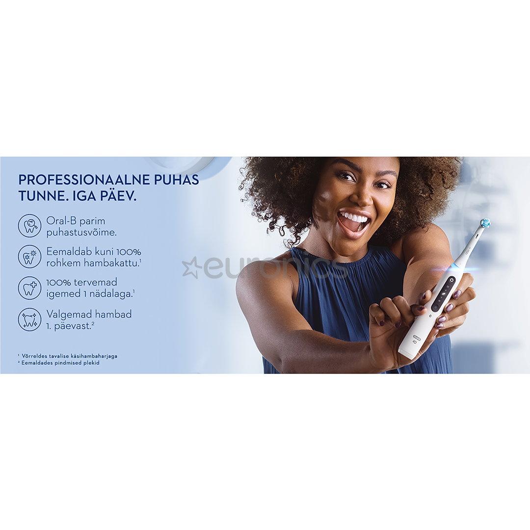 Braun Oral-B iO 5, valge - Elektriline hambahari