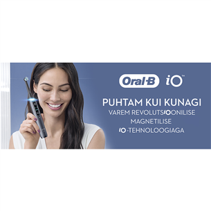 Braun Oral-B iO 8 Duo, 2 tk, must/valge - Elektriliste Hambaharjade komplekt
