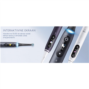 Braun Oral-B iO 8 Duo, 2 шт., черный/белый - Комплект электрических зубных щеток