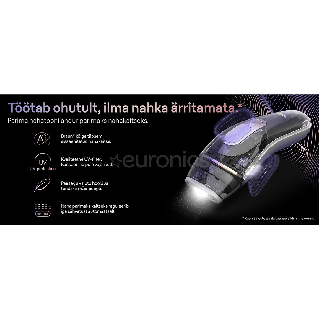 Braun IPL Skin i-Expert Pro 7 PL7147, white/golden - IPL hair removal device