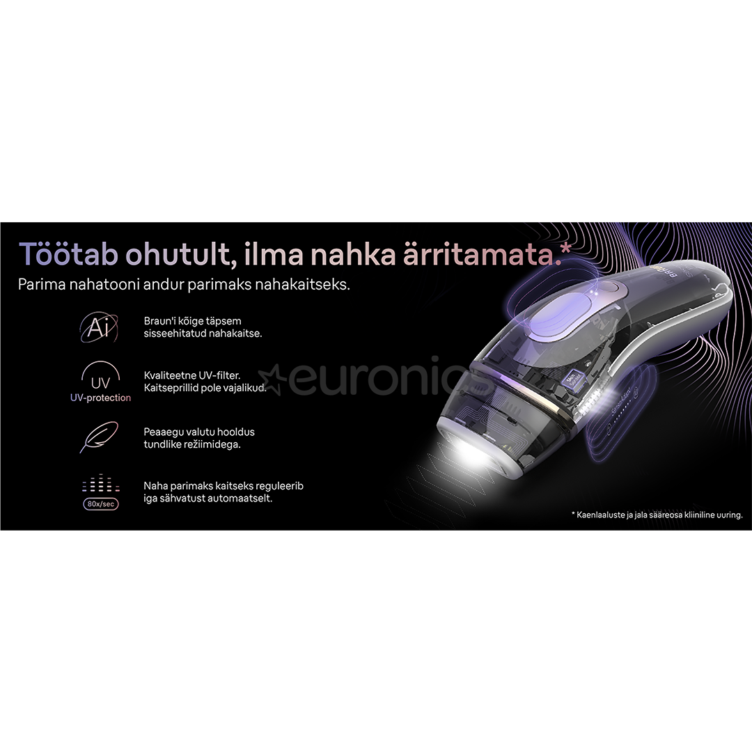 Braun IPL Skin i-Expert Pro 7 PL7147, white/golden - IPL hair removal device