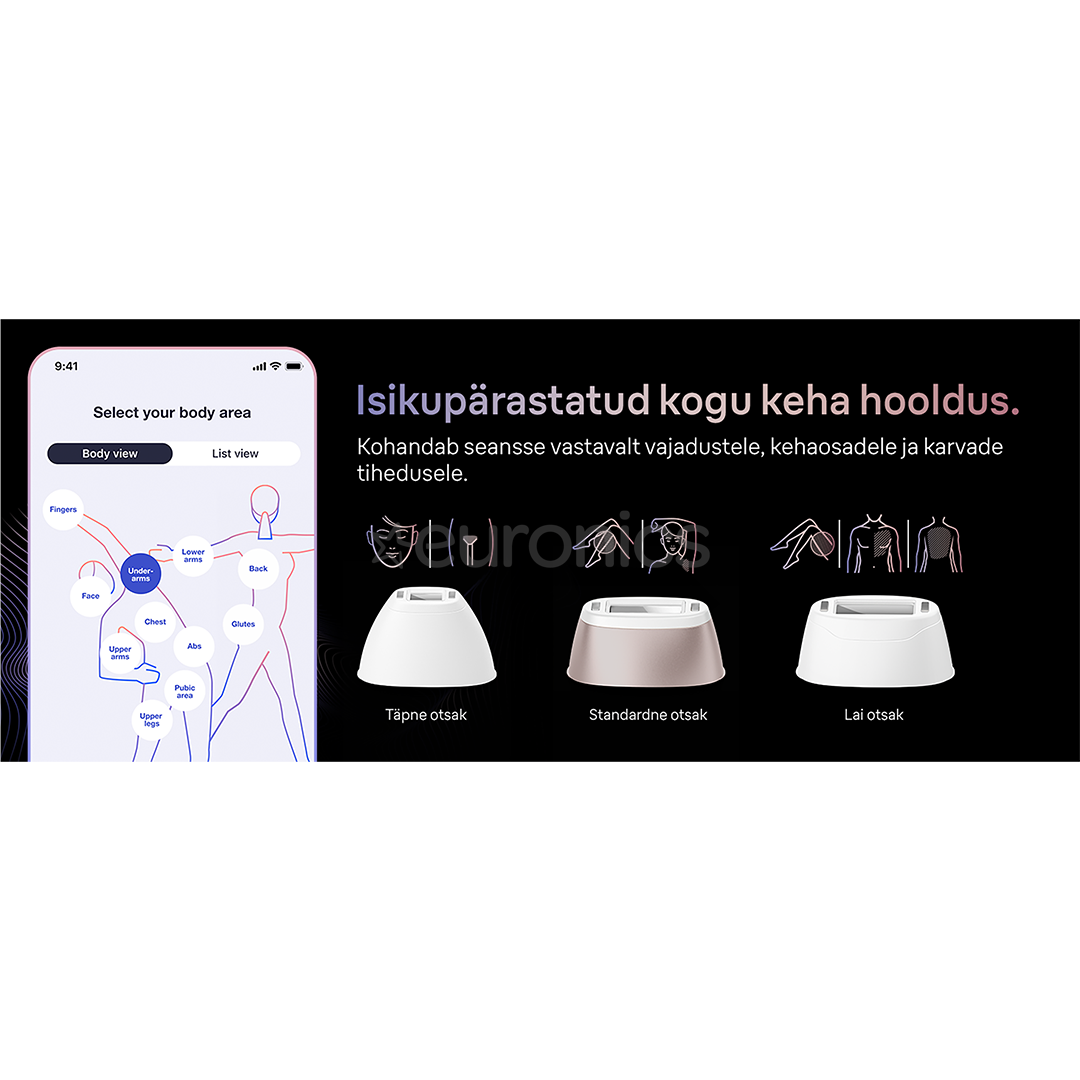 Braun IPL Skin i-Expert Pro 7 PL7147, white/golden - IPL hair removal device