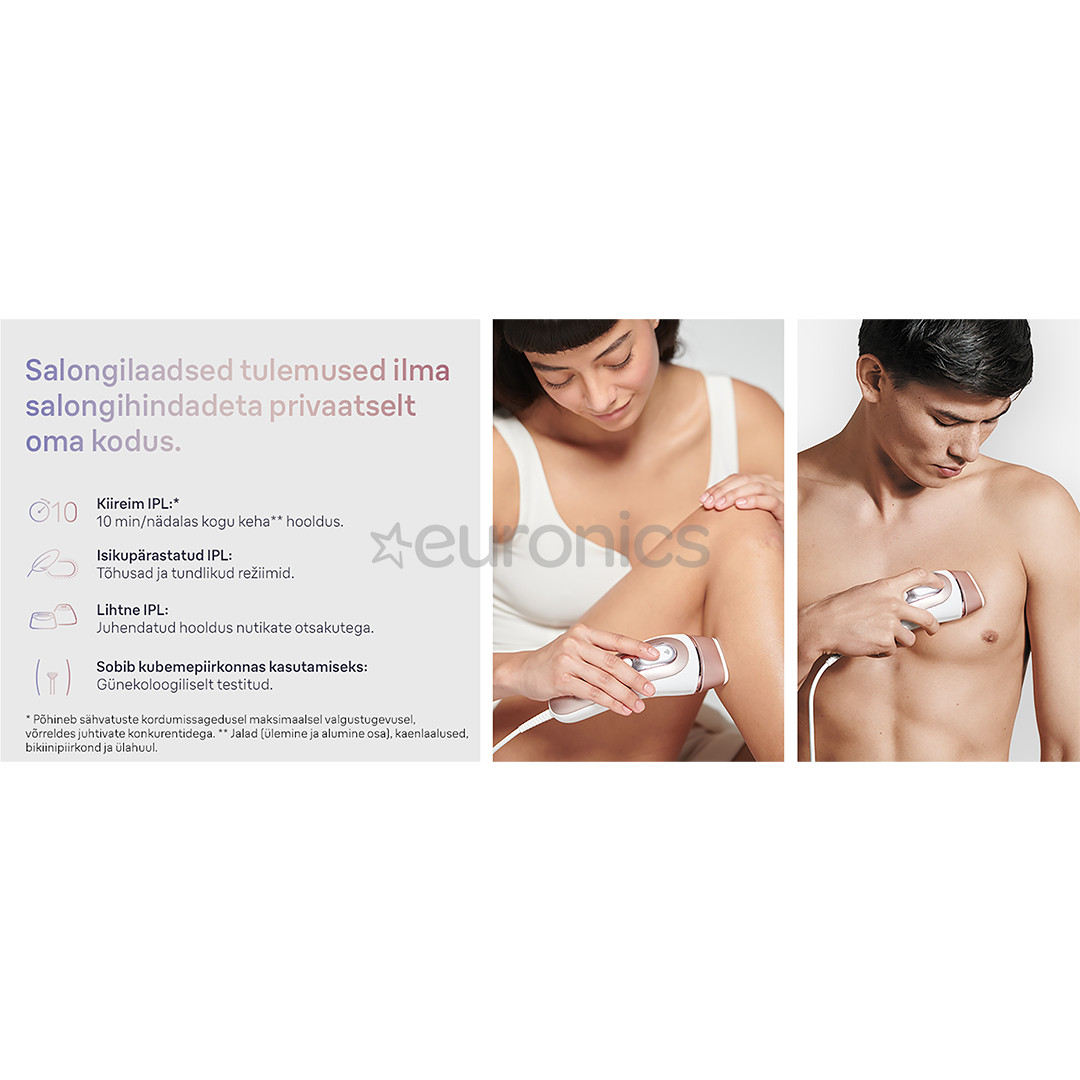 Braun IPL Skin i-Expert Pro 7 PL7147, white/golden - IPL hair removal device