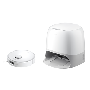 Roborock QRevo Curv 5A1, märg- ja kuivpuhastus, valge - Robottolmuimeja