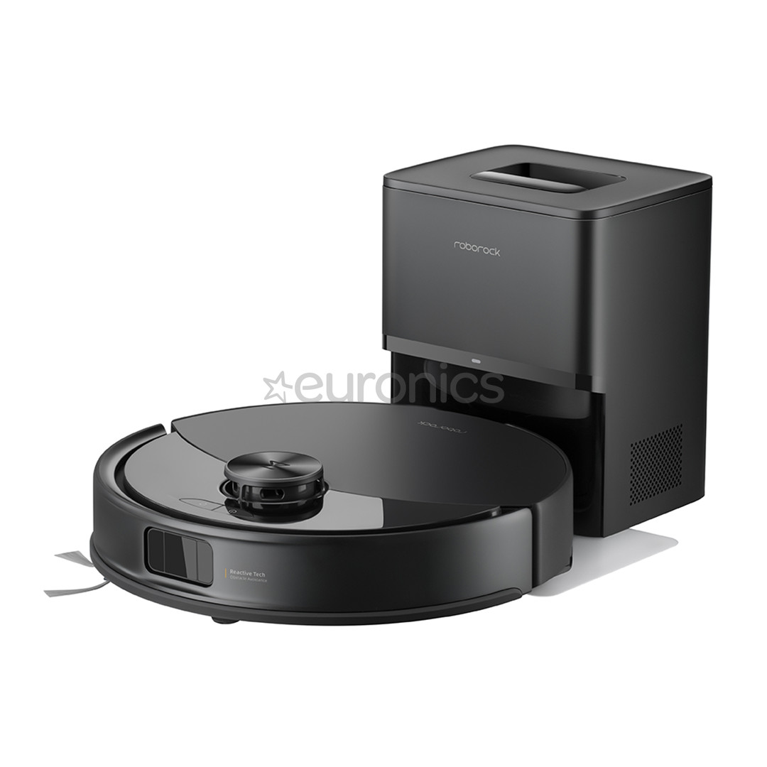 Roborock Q10VF+, wet & dry, black - Robot vacuum cleaner