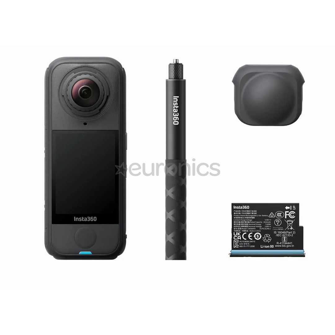 Insta360  X4 Air Starter Bundle, 8K, 360º, черный - Экшн-камера