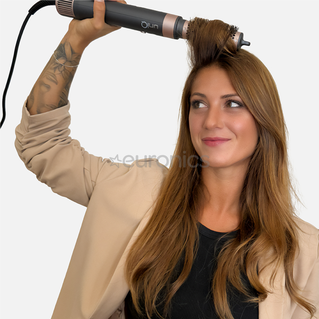 GA.MA Vibrance Uniq, 1500 W, tumehall/roosa - Juuste kujundamise seade