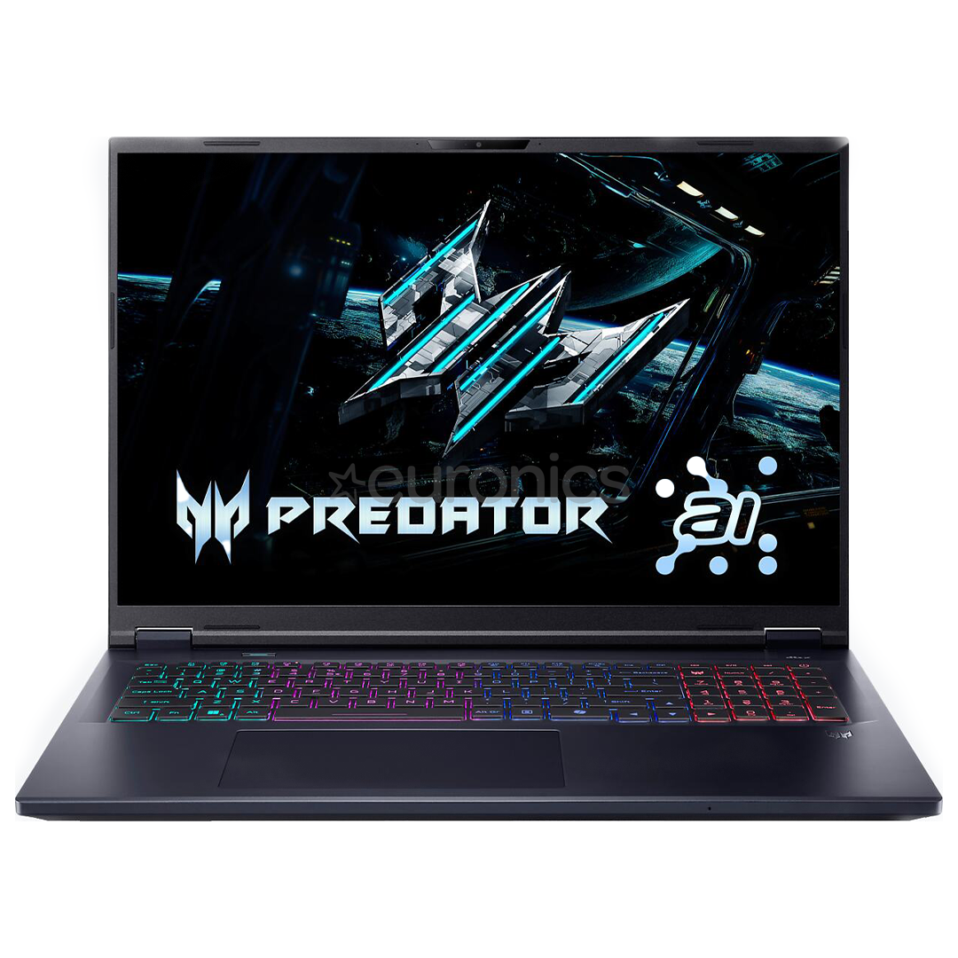 Acer Predator Helios Neo 18, 18'', WQXGA, 240 Hz, Ultra 9, 32 GB, 1 TB, RTX 5070 Ti, ENG, abyssal black - Notebook