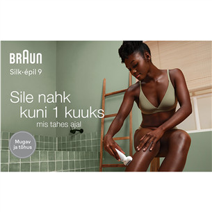 Braun Silk epil 9, Wet & Dry, white - Epilator