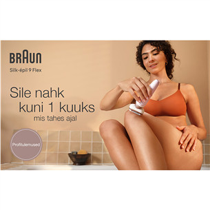 Braun Silk epil 9 Flex, белый - Эпилятор