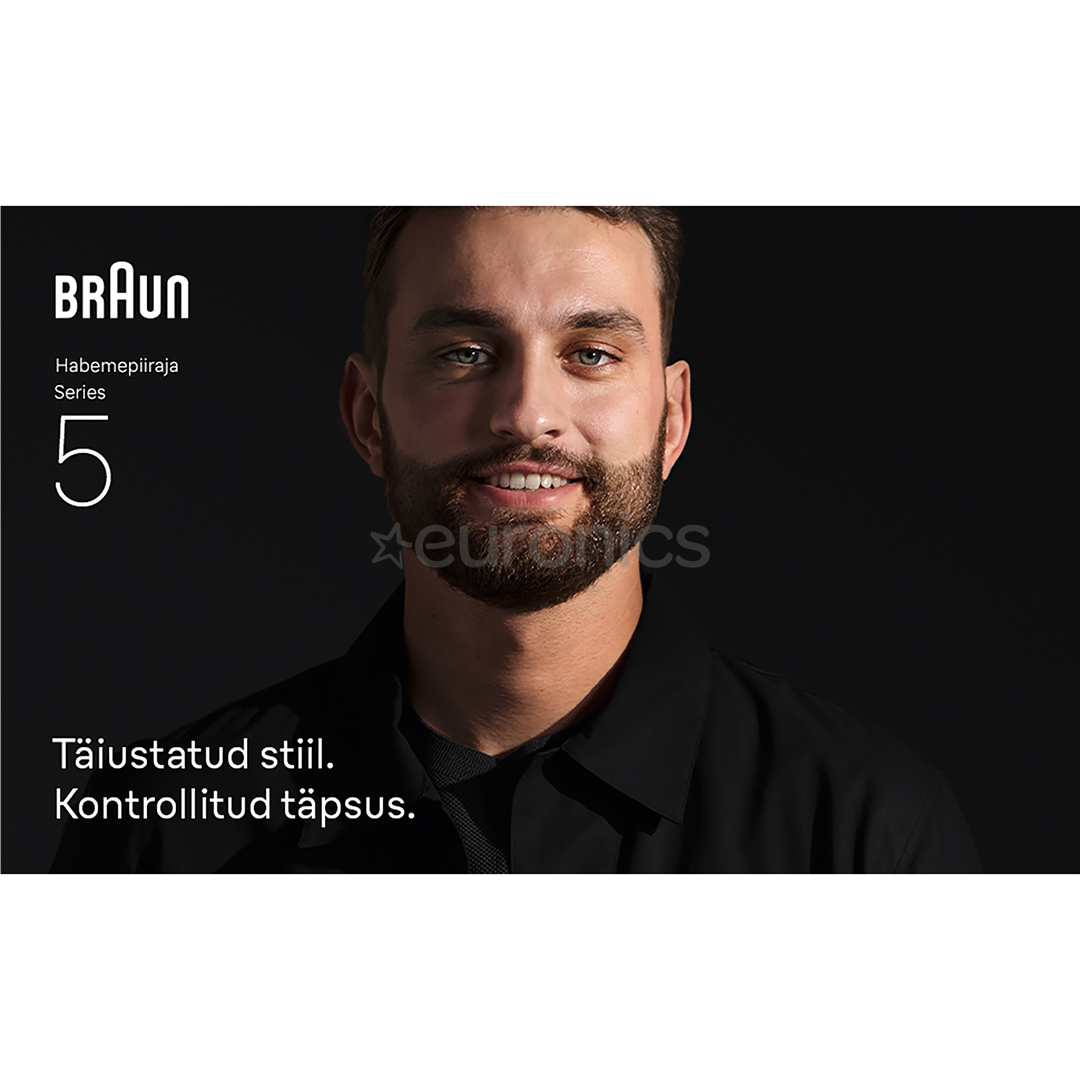 Braun Series 5, черный - Триммер для бороды