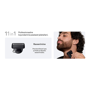 Braun Series 7, 11-in-1, dark blue - Grooming kit