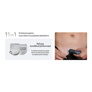 Braun Series 7, 11-in-1, dark blue - Grooming kit