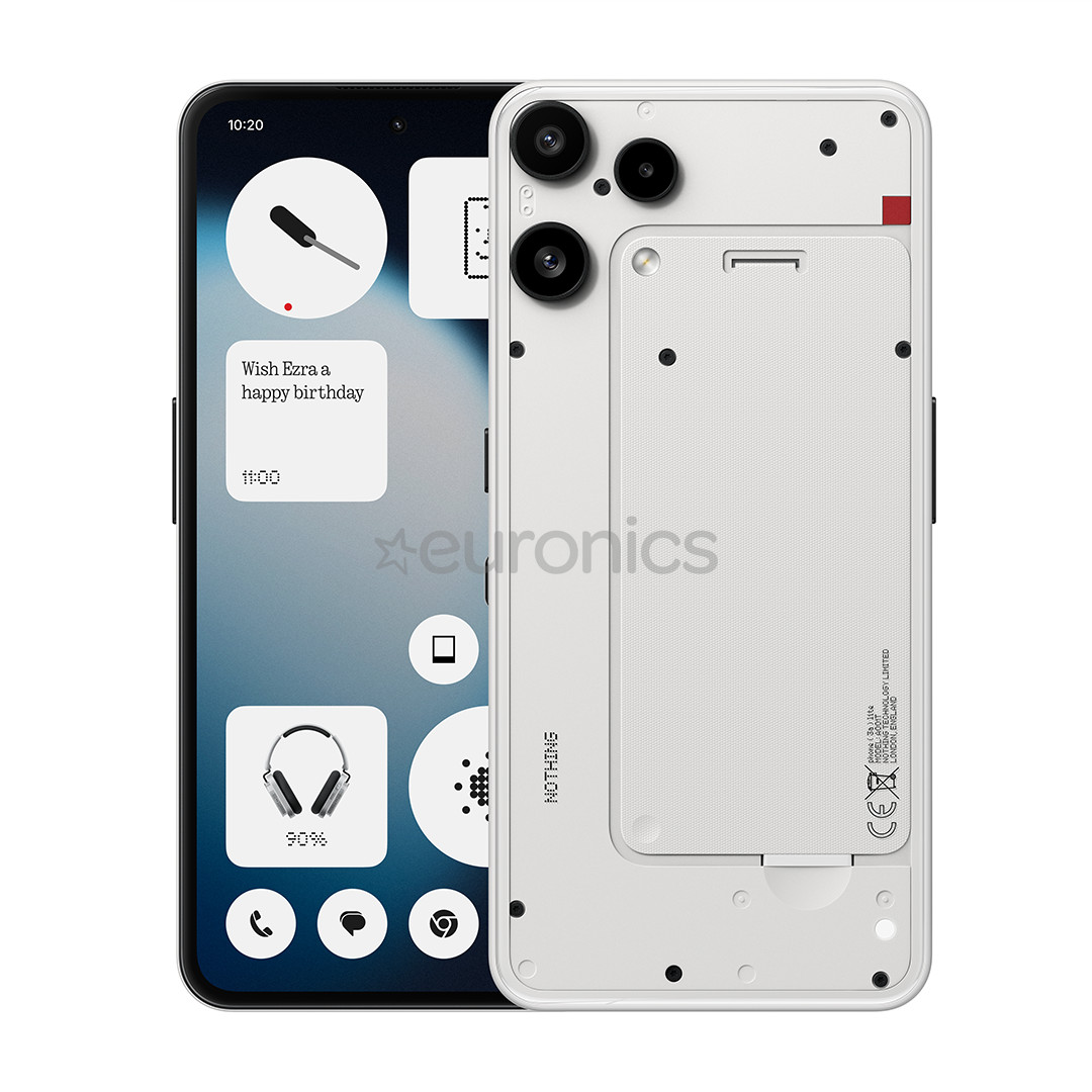 Nothing Phone (3a) lite, 8 ГБ, 128 ГБ, белый - Смартфон
