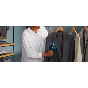 Tefal Duo Power, 2-in-1, 1700 Вт, темно-синий - Паровой утюг и отпариватель для одежды