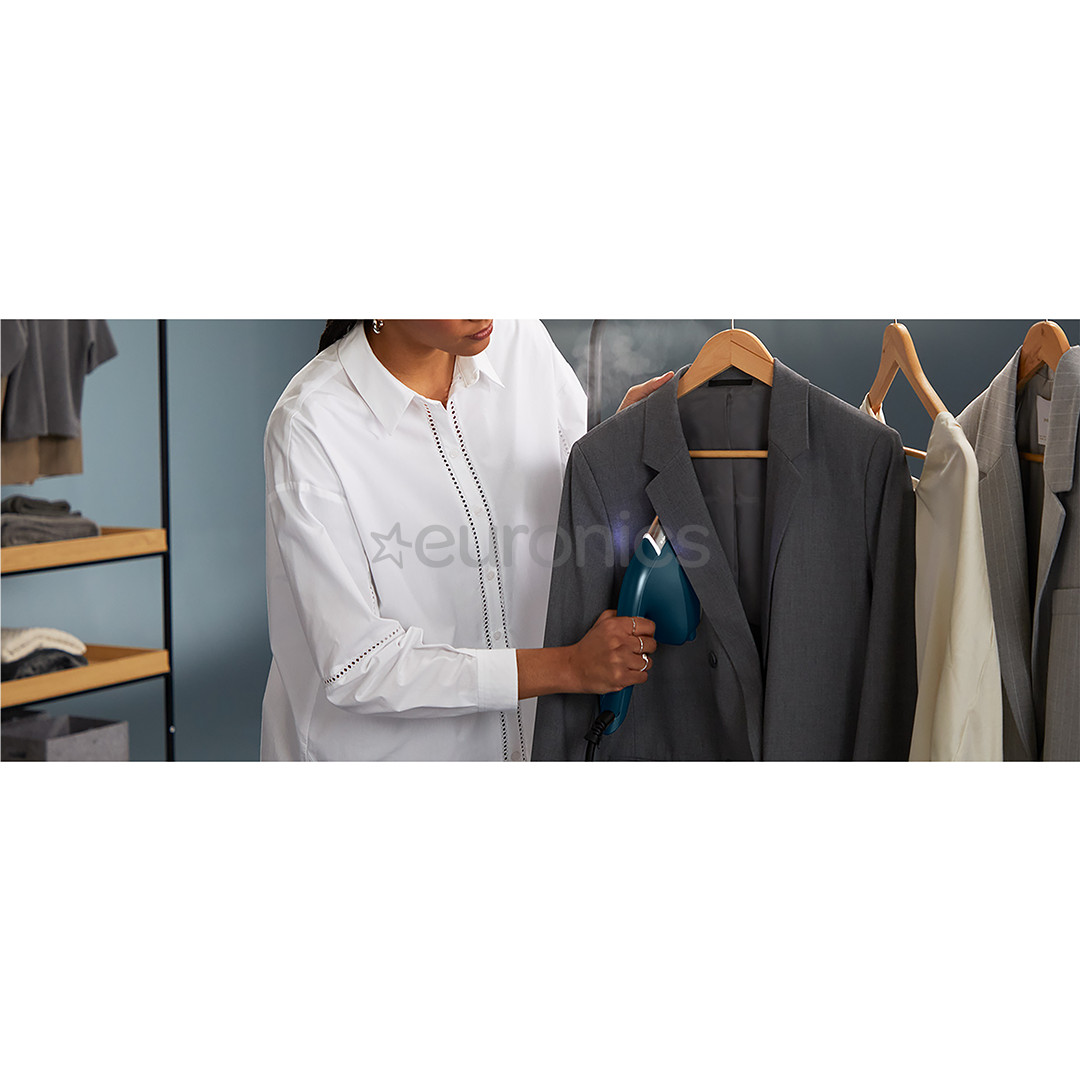 Tefal Duo Power, 2-in-1, 1700 Вт, темно-синий - Паровой утюг и отпариватель для одежды