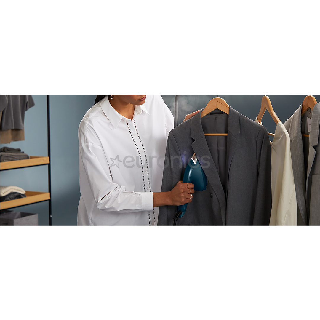 Tefal Duo Power, 2-in-1, 1700 Вт, темно-синий - Паровой утюг и отпариватель для одежды