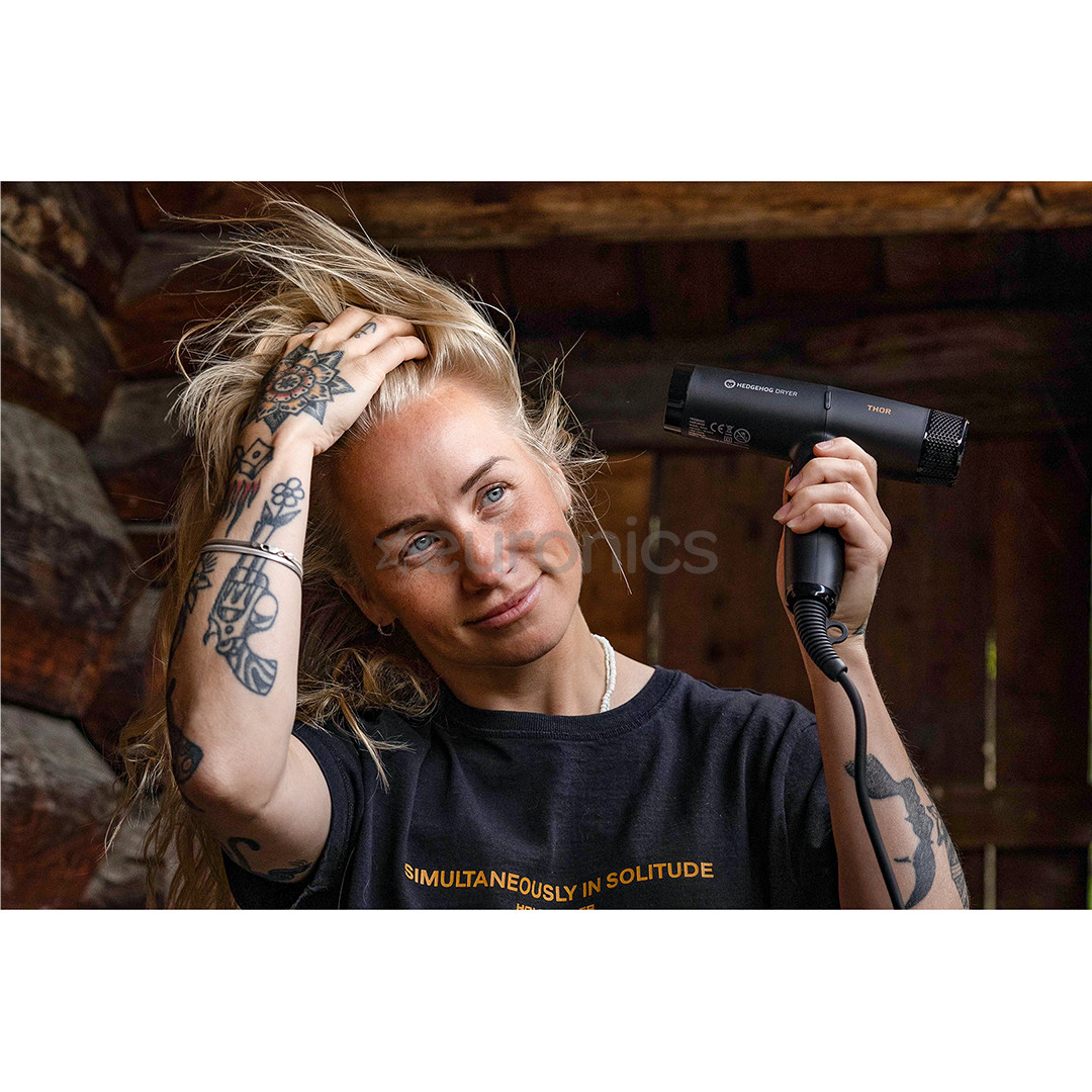 Hedgehog SOHO, 1500 Вт, черный - Фен