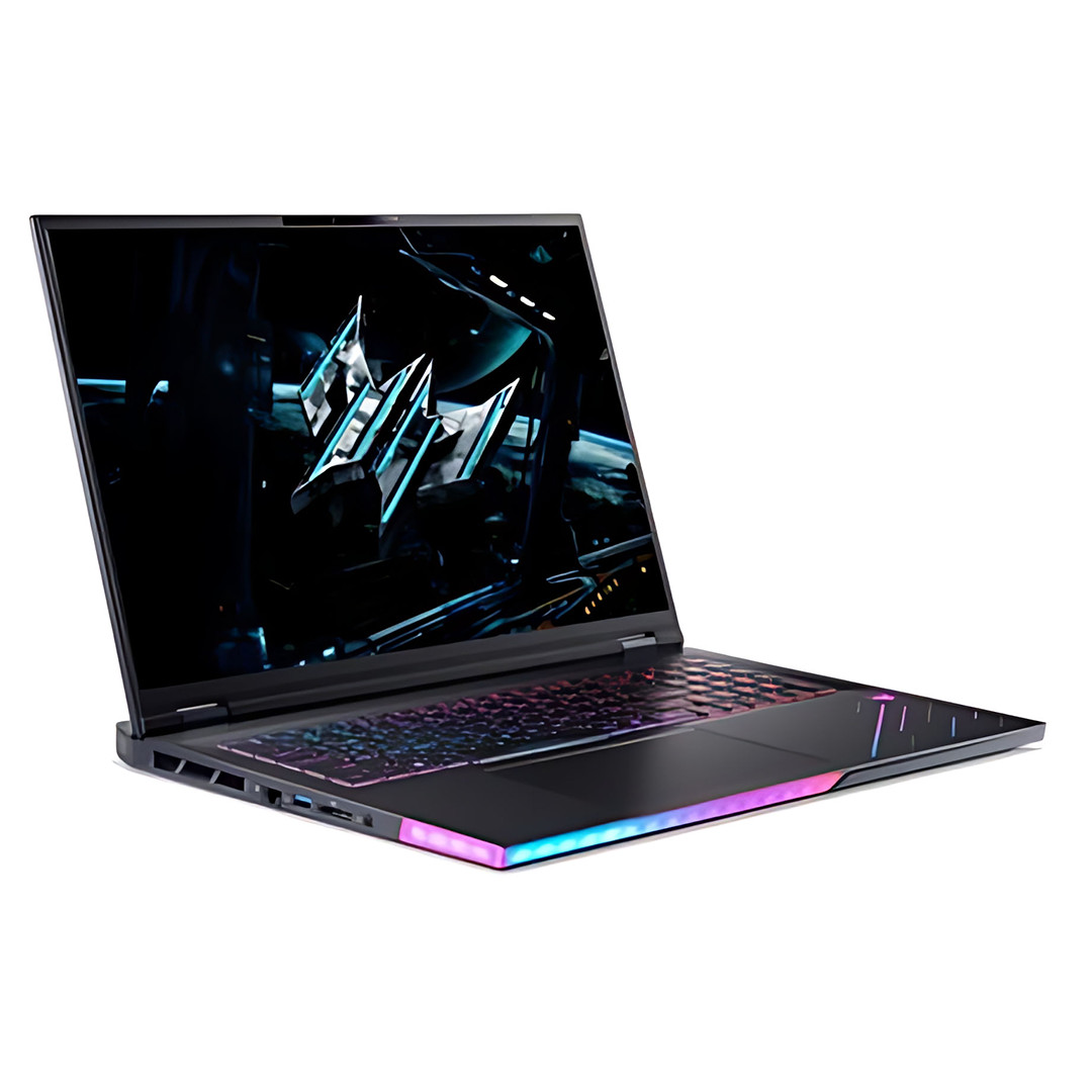 Acer Predator Helios Neo 18 AI, 18'', WQXGA, Mini-LED, 250 Гц, Ultra 9, 32 ГБ, 2 ТБ, RTX 5080, ENG, черный - Ноутбук