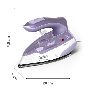 Tefal First Class, 1000 W, lilla/valge - Reisitriikraud