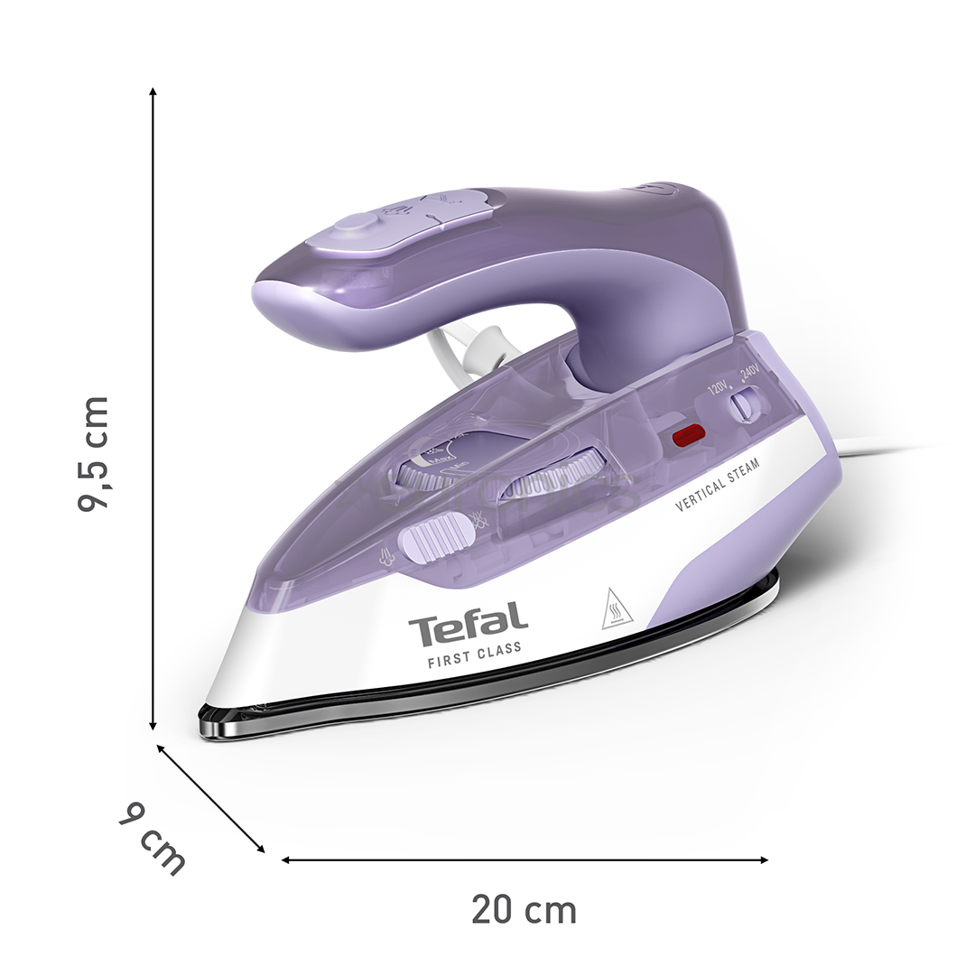 Tefal First Class, 1000 W, lilla/valge - Reisitriikraud