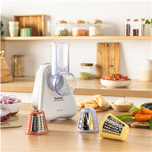 Tefal Fresh Express, light grey - Electric vegetable shredder