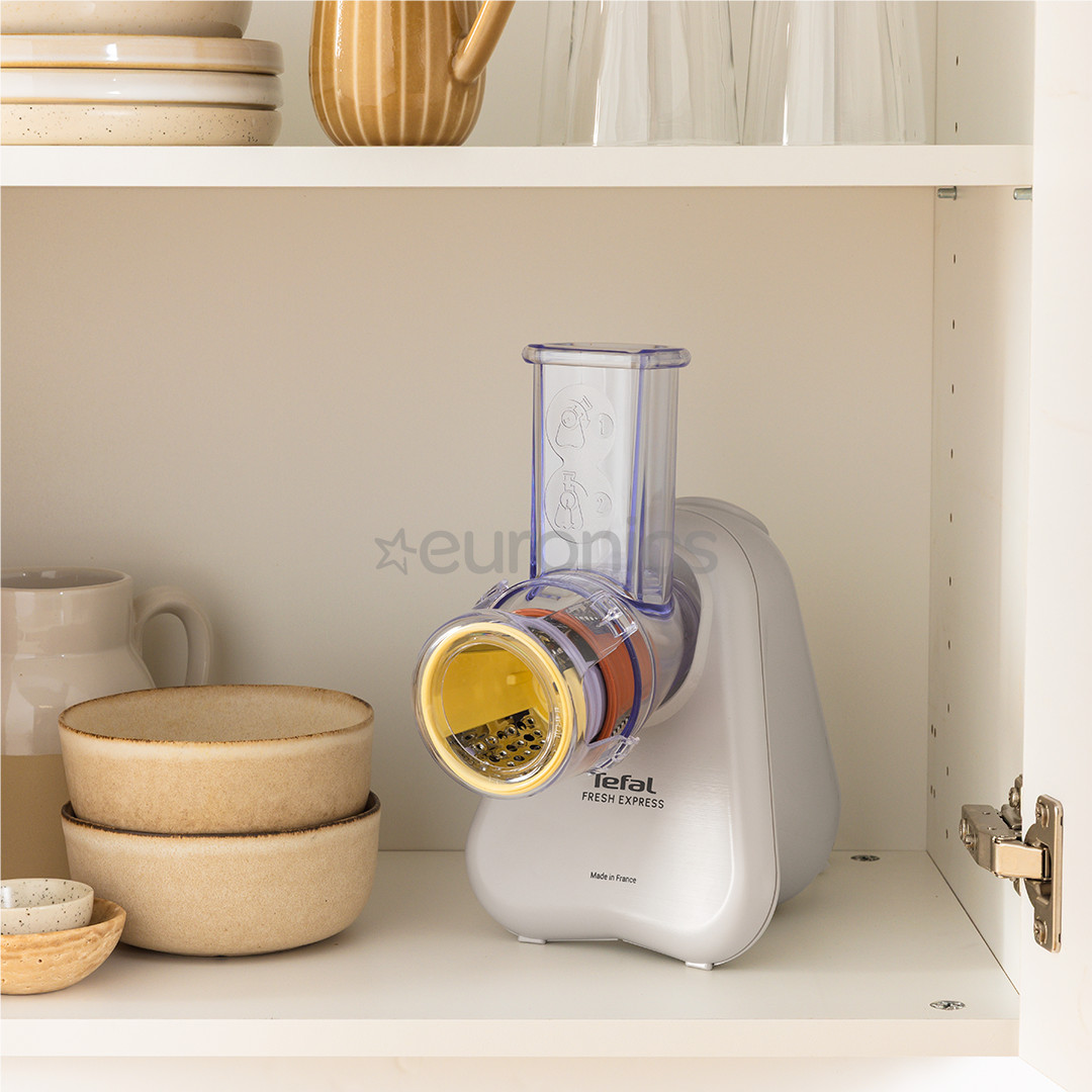 Tefal Fresh Express, light grey - Electric vegetable shredder