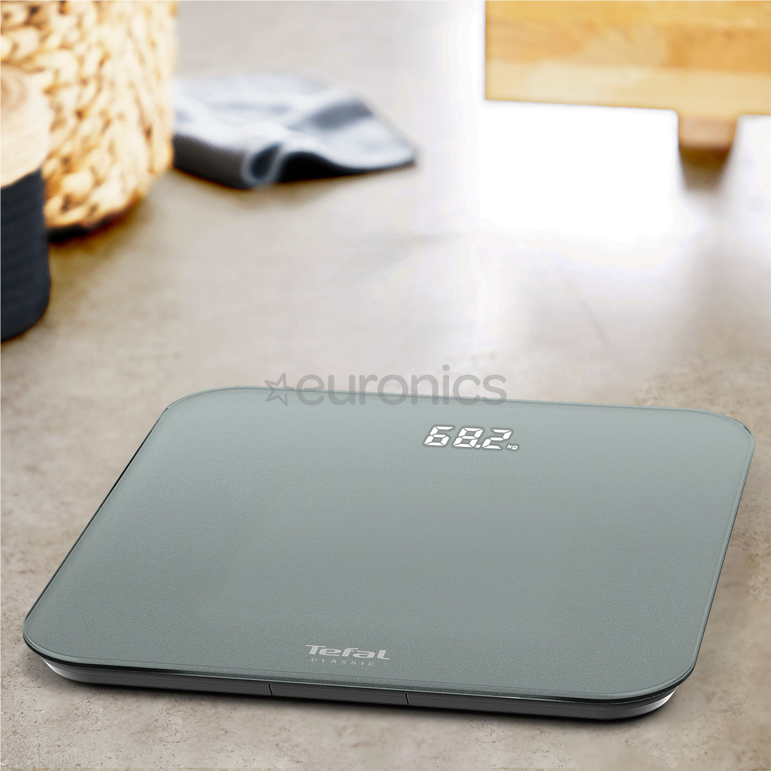 Tefal Classic, Eucalyptus Metal - Bathroom scale