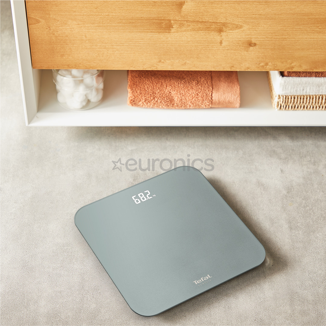 Tefal Classic, Eucalyptus Metal - Bathroom scale