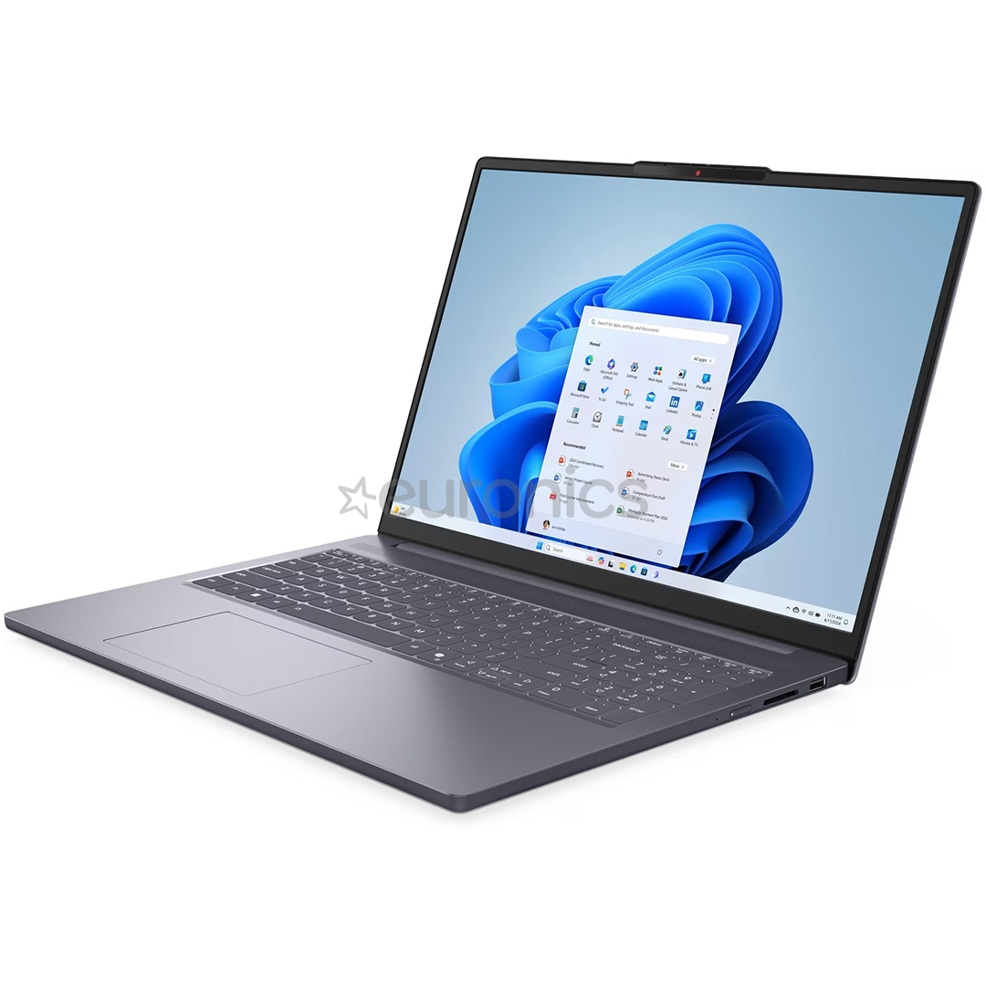 Lenovo IdeaPad Slim 3 16IRH10, 16'', WUXGA, i5, 16 GB, 512 GB, SWE, hall - Sülearvuti