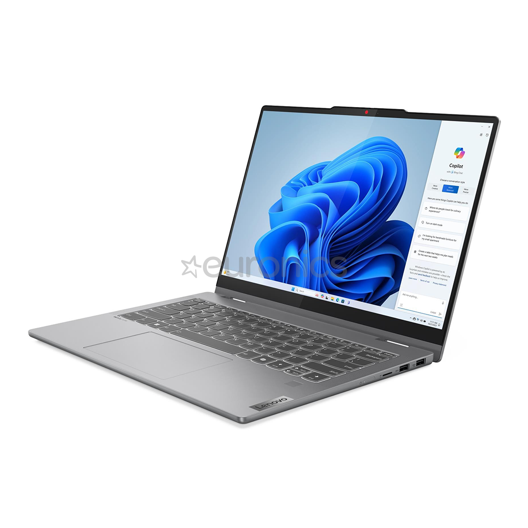 Lenovo IdeaPad 5 2-in-1 Gen 9, 14'', WUXGA, OLED, i5, 16 GB, 512 GB, ENG, luna grey - Notebook