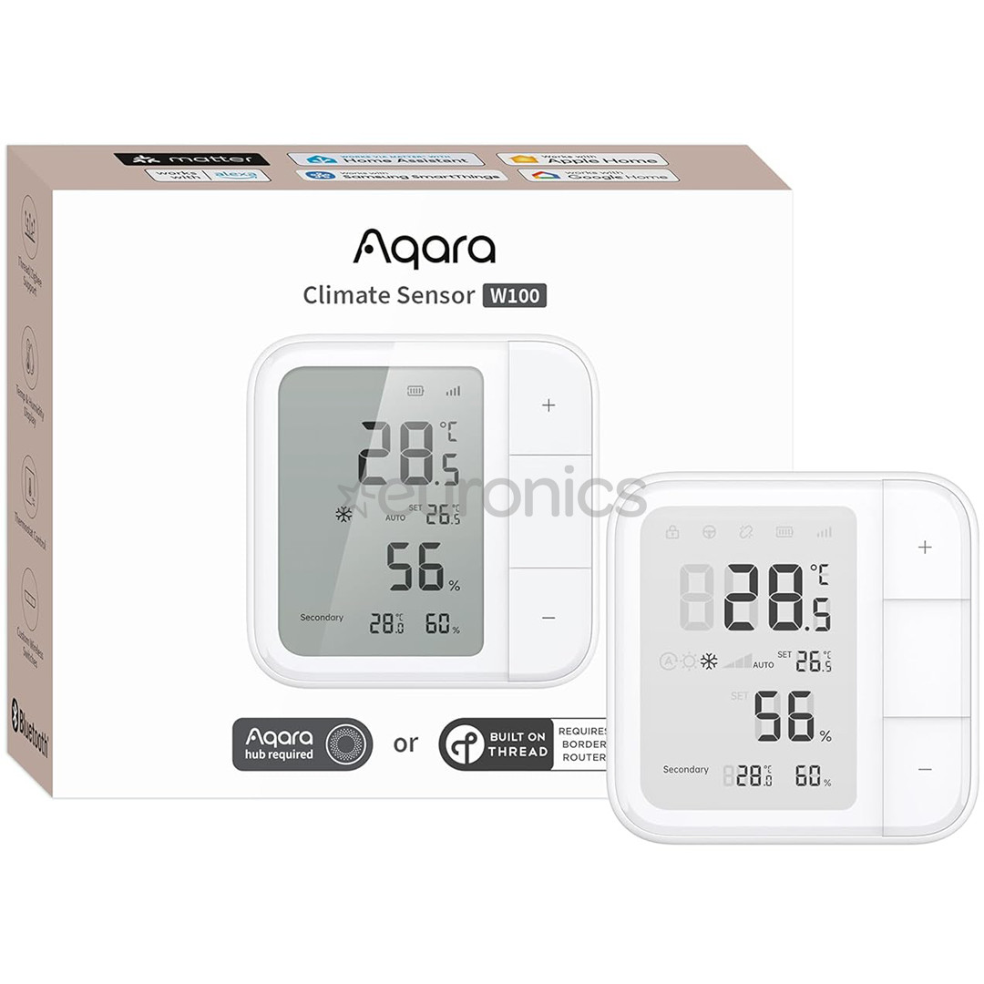 Aqara Climate Sensor W100, valge - Kliimasensor