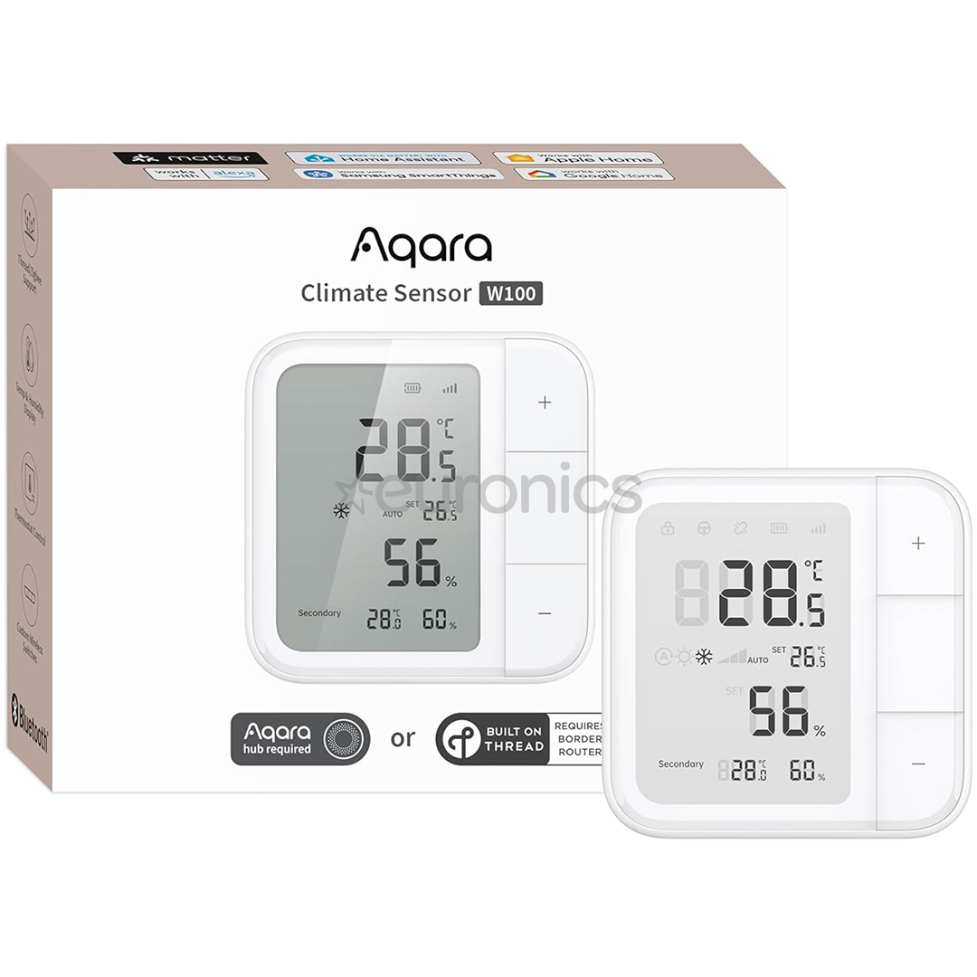 Aqara Climate Sensor W100, white - Climate sensor