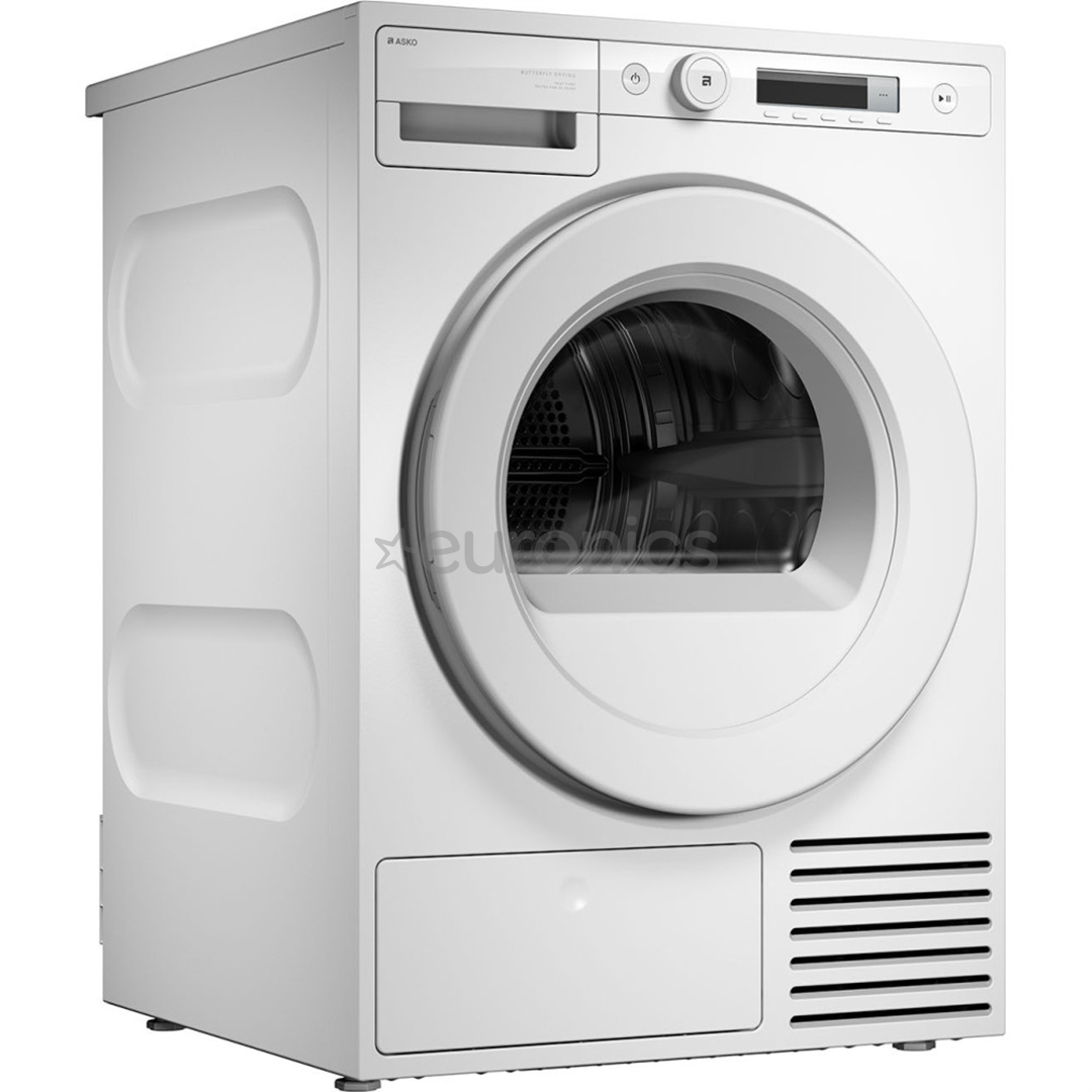 Asko, 8 kg, depth 63 cm - Clothes dryer