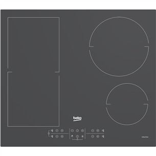 Beko IndyFlex, width 60 cm, dark grey - Built-in induction hob HII64200FMTZG