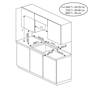 Beko IndyFlex, ширина 60 см, темно-серый - Интегрируемая индукционная варочная панель