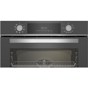 Beko, 72 L, catalytic cleaning, dark grey - Built-in oven