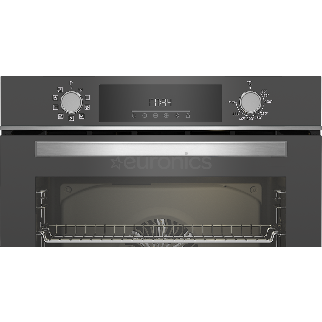 Beko, 72 L, catalytic cleaning, dark grey - Built-in oven