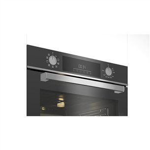 Beko, 72 L, catalytic cleaning, dark grey - Built-in oven
