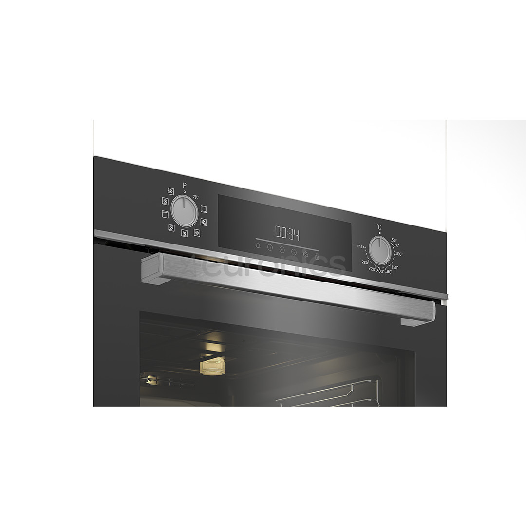 Beko, 72 L, catalytic cleaning, dark grey - Built-in oven