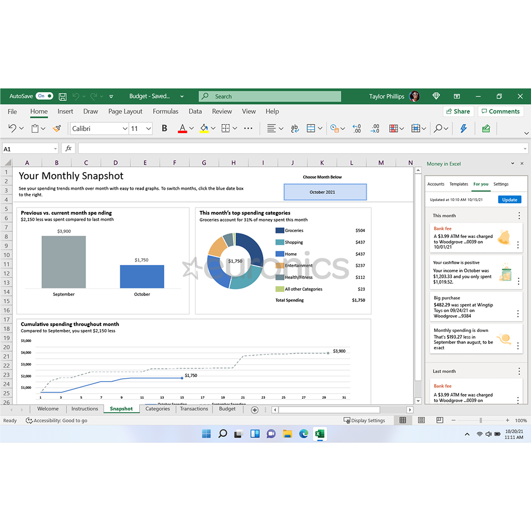 Microsoft 365 Personal, 12 kuu tellimus, 1 kasutaja / 5 seadet, 1 TB OneDrive, ENG - Tarkvara