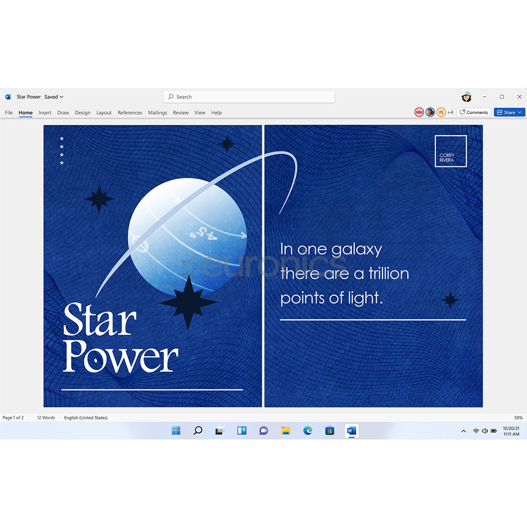 Microsoft 365 Family, 12 kuu tellimus, 6 kasutajat / 5 seadet, 1 TB OneDrive, ENG - Tarkvara