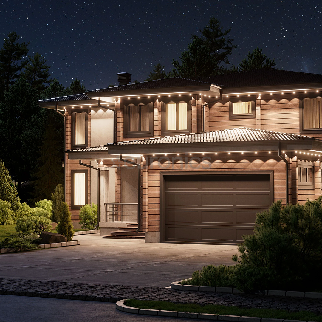 Nanoleaf Smart Multicolor Permanent Outdoor Lights, Starter kit, 15 m, RGB, white -  Smart LED lights