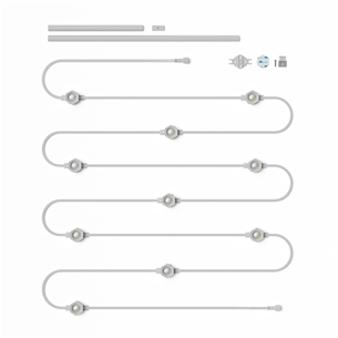 Nanoleaf Smart Multicolor Permanent Outdoor Lights Expansion Pack, 5 m, RGB, white -  Smart LED lights expansion pack
