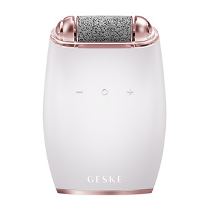 Geske SmartAppGuided, 7 в 1, белый/розовый - Электрический ролик с пемзой