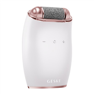 Geske SmartAppGuided, 7 в 1, белый/розовый - Электрический ролик с пемзой