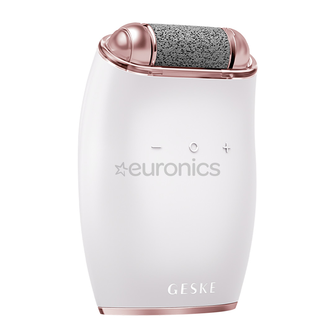 Geske SmartAppGuided, 7 в 1, белый/розовый - Электрический ролик с пемзой