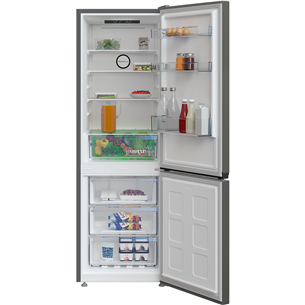 Beko, NoFrost, 301 L, height 180 cm, grey - Refrigerator