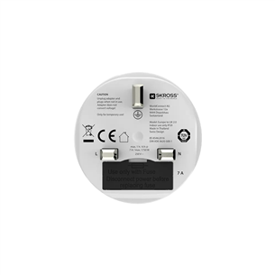 Skross Europe to UK, valge - Reisiadapter