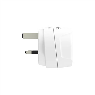 Skross Europe to UK, white - Travel adapter